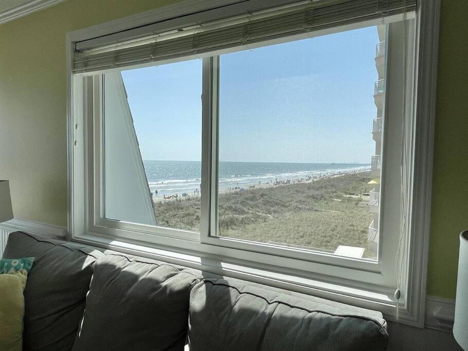 *2Br Oceanfront Retreat*King Ensuite*Pool*Nmb Cherry Grove*Pc4 Myrtle Beach Esterno foto