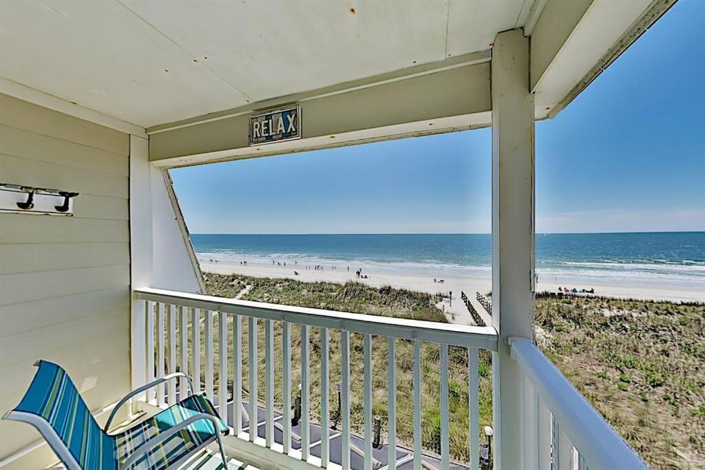 *2Br Oceanfront Retreat*King Ensuite*Pool*Nmb Cherry Grove*Pc4 Myrtle Beach Esterno foto